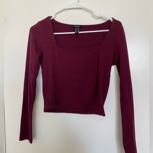 Brand new maroon top